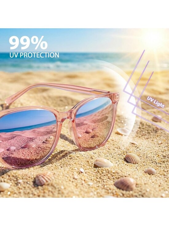 Stylish Polarized Sunglasses for Women | UV400 Protection & Mirrored Lenses main image 6